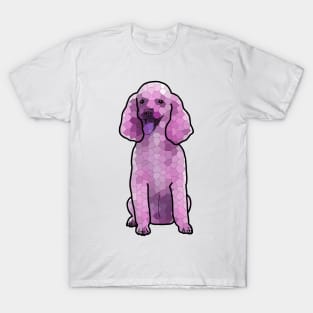 Poodle Mosaic in Amethyst T-Shirt